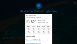 Cortana on the Lock screen on Windows 10 Anniversary Update
