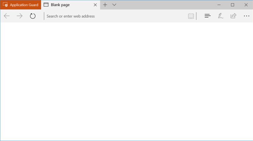 Windows Defender Application Guard Microsoft Edge session