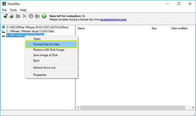 Format Disk for Mac using GPT partition