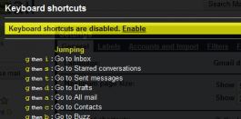 Keyboard Shortcut for Gmail
