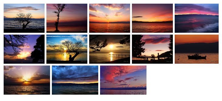 Lake Ohrid Sunsets wallpaper sample