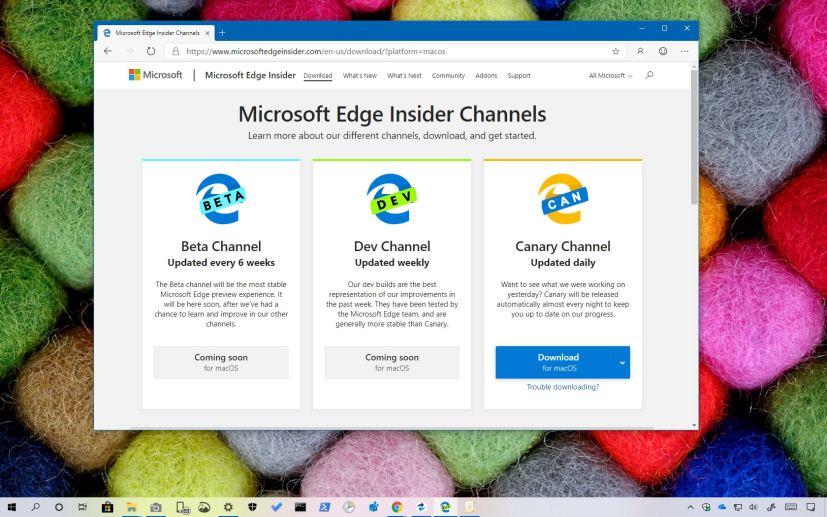 Microsoft Edge for macOS download