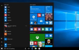 Windows 10 Anniversary Update new Start menu