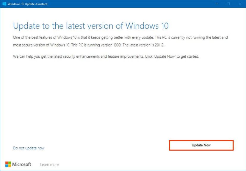 Update Assistant May 2021 Update